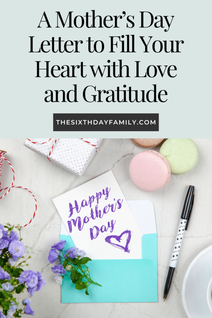 Mother's Day Letter Pin